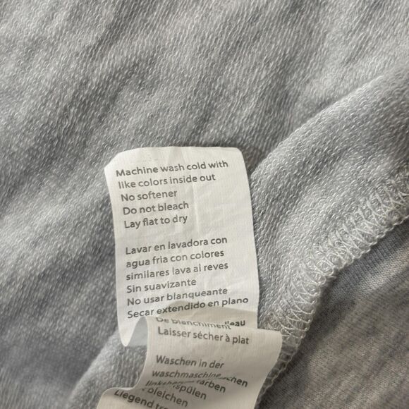 Fabletics Tatiana Hoodie Dress Women's Small Gray Oversized Drawstring Soft - Picture 8 of 8